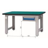 重型工作臺(tái)帶單抽(40mm復(fù)合臺(tái)面)，E-XTG1575+XB10-1TG(B)
